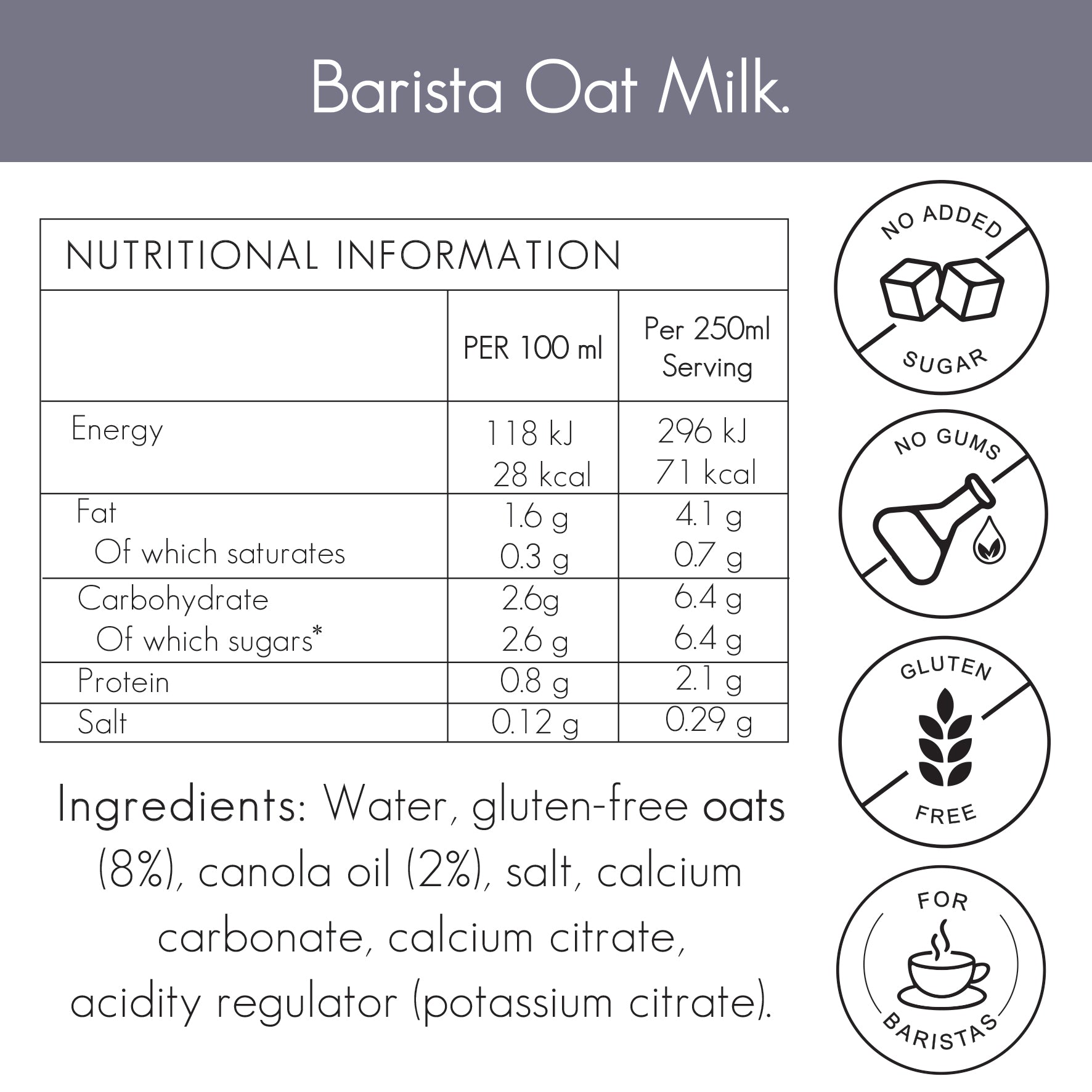 Barista Oat Drink