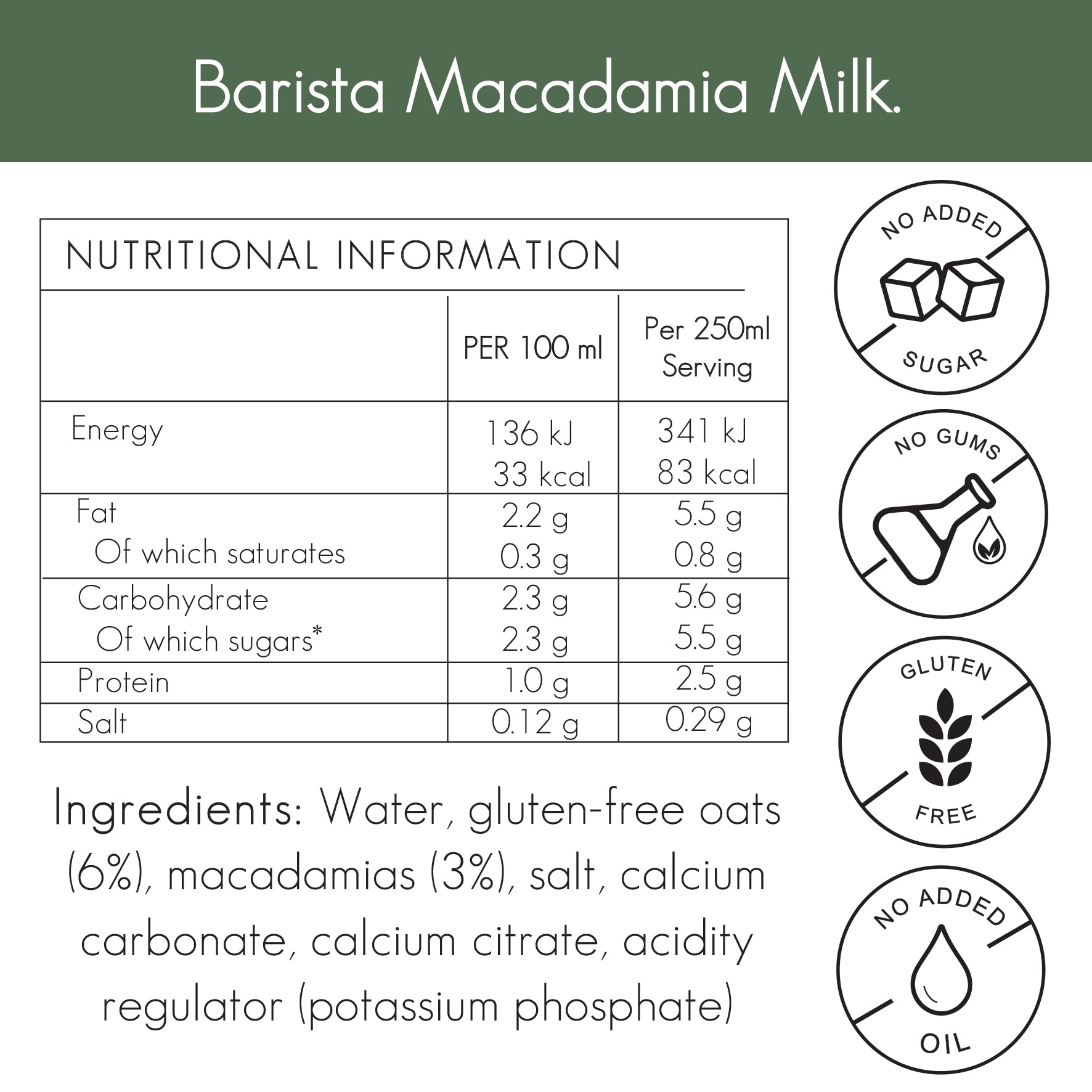 Barista Macadamia Drink